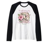 He Will Cover You with His Feathers Verset biblique Colibri Manche Raglan