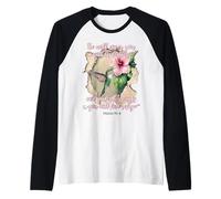 He Will Cover You with His Feathers Verset biblique Colibri Manche Raglan