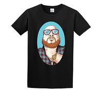 HE YE SHAN ZHA TIAO Action Bronson by Timothy Mcauliffe, Via Behance Peace Art Unisex 100% Cotton Short-Sleeve T-Shirts Black XXXL