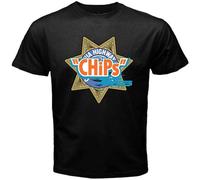 HE YE SHAN ZHA TIAO Chips Police Movie California Highway Patrol Men's T-Shirt XL