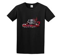 HE YE SHAN ZHA TIAO Fist of The North Star Kens Rage 2 Logo Unisex 100% Cotton Short-Sleeve T-Shirts Black M