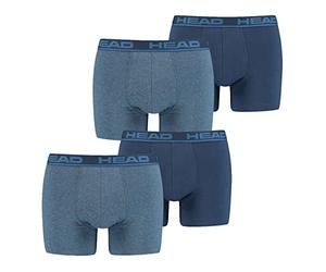 HEAD 4pack Men's Basic Boxer with Elastic Waistband