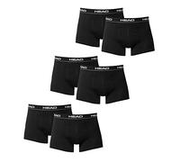 HEAD 6 x Pack Men's Boxer Shorts with Elastic Waistband, Größe Bekleidung:L, Farben:200 - Black