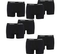 HEAD 7 x Pack Men's Boxer Shorts with Elastic Waistband, Farben:200 - Black, Größe Bekleidung:L