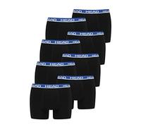 HEAD Caleçons boxers Basic 841001001 pour homme – lot de 12 – Bleu/Noir – XL