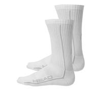 HEAD All Sports Performance Crew Lot de 2 paires de chaussettes blanches Taille 43/46
