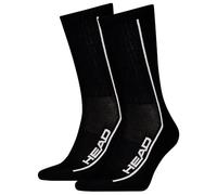 HEAD All Sports Performance Crew Lot de 2 paires de chaussettes noires Taille 35/38