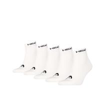 HEAD All Sports Quarter, Blanc, 39-42 (Lot de 5) Mixte