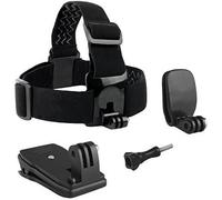Head and Backpack Mount Bundle compatible with GoPro Hero 8 Black,Hero 7,6,5,Black,Session,Hero 4,Session,Black,Silver,Hero+ LCD,3+,3,DJI Osmo Action