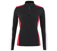 HEAD Aster Midlayer Women Couche Intermédiaire, Noir/Rouge, L