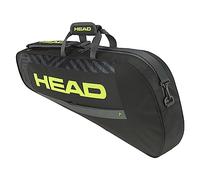 HEAD Base Racquet Bag Sac de Tennis, Noir/Jaune, S