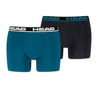 HEAD Basic Boxer, Bleu Sarcelle, L (Lot de 2) Hommes
