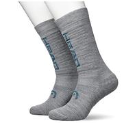 Head Beginner Knee-High, Chaussettes de ski Mixte, grey/sky blue combo, 43/46