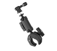 Head Bike Camera Clamp Stabilisateur robuste avec poignée de 4,3 cm pour support de caméra d'action à double tête sphérique