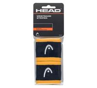 HEAD Bracelet Unisexe à Rayures pour Adulte 2,5, Bleu Marine/Banane, 6,9 cm