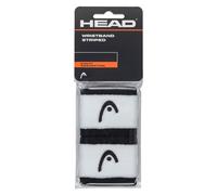 HEAD Bracelet Unisexe à Rayures pour Adulte 2,5, Noir/Blanc, 6,9 cm