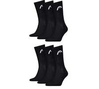HEAD Calcetines Training Crew 3 Pares Negro Talla 43/46