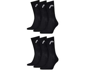 HEAD Calcetines Training Crew 3 Pares Negro Talla 43/46