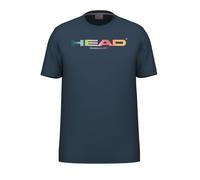 HEAD Rainbow T-Shirt Men, Bleu Marine, S Homme