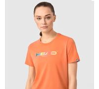 Head Racket Rainbow Short Sleeve T-shirt Orange S Femme