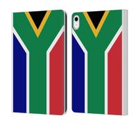 Head Case Designs Afrique du Sud Drapeaux Mondiaux Groupe 1 Étui Portefeuille en Cuir Compatible avec Apple iPad 10.9 2022/2025