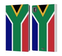 Head Case Designs Afrique du Sud Drapeaux Mondiaux Groupe 1 Étui Portefeuille en Cuir Compatible avec Apple iPad Pro 11 M4/M5 2024/2025