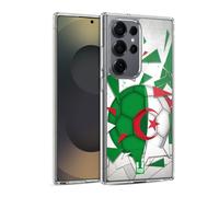 Head Case Designs Algérie Ballon de Football Coque en Gel [Protection de Qualité Militaire] Compatible avec Samsung Galaxy S25 Ultra Et Compatible avec MagSafe