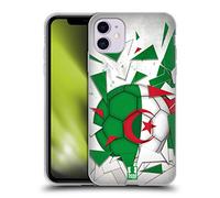 Head Case Designs Algérie Ballon de Football Coque en Gel [Protection de Qualité Militaire] Compatible avec Apple iPhone 11