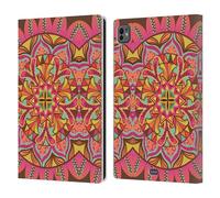Head Case Designs Amour De Paradis Mandala Fleurs Étui Portefeuille en Cuir Compatible avec Apple iPad Pro 11 M4 2024
