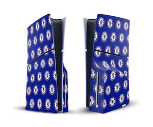 Head Case Designs Autocollant en Vinyle pour Console Sony Playstation 5 PS5 Slim Disc Edition Logo Logo Logo sous Licence Officielle Chelsea Football Club