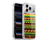 Head Case Designs Aztèque Couleur Rasta - Motifs Coque en Gel [Protection de Qualité Militaire] Compatible avec Apple iPhone 17 Pro Max Et avec MagSafe