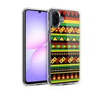 Head Case Designs Aztèque Couleur Rasta - Motifs Coque en Gel [Protection de Qualité Militaire] Compatible avec Samsung Galaxy A07 4G