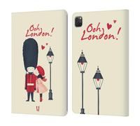 Head Case Designs Baisez La Garde d'une Reine Londres La Mieux Étui Portefeuille en Cuir Compatible avec Apple iPad Pro 11 2020/2021 / 2022