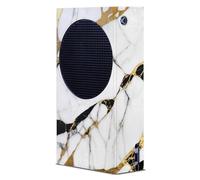 Head Case Designs Blanc, Doré Et Noir Marbre Enveloppement De Console De Jeu Compatible avec Xbox Series S Console