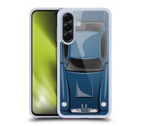 Head Case Designs Bleu Acier Voitures Classiques Coque en Gel [Protection de Qualité Militaire] Compatible avec Samsung Galaxy A56 5G
