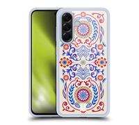 Head Case Designs Boho Chic Offwhite Empreinte Florale Bohème Coque en Gel [Protection de Qualité Militaire] Compatible avec Samsung Galaxy A56 5G