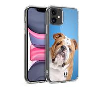 Head Case Designs Bouledogue Anglais Races Canines Populaires Coque en Gel [Protection de Qualité Militaire] Compatible avec Apple iPhone 11 Et Compatible avec MagSafe