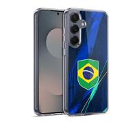 Head Case Designs Brésil Brésilien Brasil Drapeaux Kit Football Coque en Gel [Protection de Qualité Militaire] Compatible avec Samsung Galaxy S25 Et Compatible avec MagSafe
