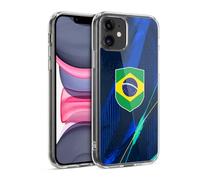 Head Case Designs Brésil Brésilien Brasil Drapeaux Kit Football Coque en Gel [Protection de Qualité Militaire] Compatible avec Apple iPhone 11 Et Compatible avec MagSafe