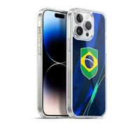 Head Case Designs Brésil Brésilien Brasil Drapeaux Kit Football Coque en Gel [Protection de Qualité Militaire] Compatible avec Apple iPhone 13 Pro Max Et Compatible avec MagSafe