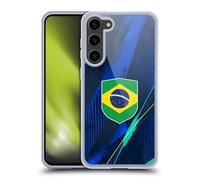 Head Case Designs Brésil Brésilien Brasil Drapeaux Kit Football Coque en Gel [Protection de Qualité Militaire] Compatible avec Samsung Galaxy S23+ 5G Et Compatible avec MagSafe
