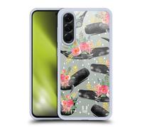 Head Case Designs Cachalots Mammifères Marins Floraux Coque en Gel [Protection de Qualité Militaire] Compatible avec Samsung Galaxy A56 5G