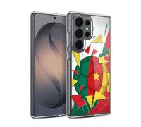 Head Case Designs Cameroun Ballon de Football Coque en Gel [Protection de Qualité Militaire] Compatible avec Samsung Galaxy S26 Ultra