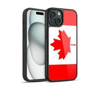 Head Case Designs Canada Canadian Maple Leaf Drapeaux Pays Football Coque en Gel renforcée [Protection de Qualité Militaire] Compatible avec Apple iPhone 15