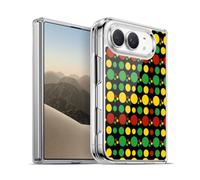 Head Case Designs Cercle Couleur Rasta - Motifs Coque en Gel [Protection de Qualité Militaire] Compatible avec Apple iPhone Duo Et Compatible avec MagSafe