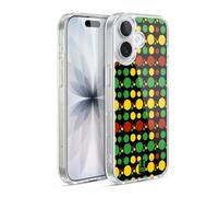 Head Case Designs Cercle Couleur Rasta - Motifs Coque en Gel [Protection de Qualité Militaire] Compatible avec Apple iPhone 17 Et avec MagSafe