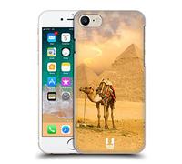 Head Case Designs Chameau Et Les Pyramides De Giza Monuments Célèbres Coque Dure pour l'arrière Compatible avec Apple iPhone 7/8 / SE 2020 & 2022