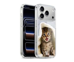 Head Case Designs Chaton dans Serviette Chaude Chats Coque en Gel [Protection de Qualité Militaire] Compatible avec Apple iPhone 17 Pro Et Compatible avec MagSafe
