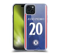 Head Case Designs Chelsea FC João Pedro 2025/26 Players Home Kit 2nd Group Coque en Gel [Qualité Militaire] Compatible avec Apple iPhone 15 Plus Et Compatible avec MagSafe
