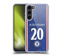 Head Case Designs Chelsea FC João Pedro 2025/26 Players Home Kit 2nd Group Coque en Gel [Qualité Militaire] Compatible avec Samsung Galaxy S23+ 5G Et Compatible avec MagSafe